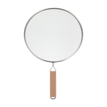 Stainless Steel Pot Splatter Screen Mesh Lid with Handle 1 Piece