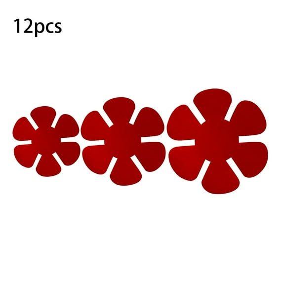 Pot Stacking Protectors for Cookware Protection, Non-Slip Pan Dividers for Space Saving Kitchen Storage, 12-Pack Multipurpose Countertop Heat Mats