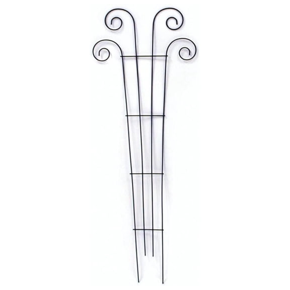 Pot Trellis for Potted Plants, 6-Inch Steel Plant Support, Indoor & Outdoor Climbing Trellis, Green Flower Trellis for Potted Plants