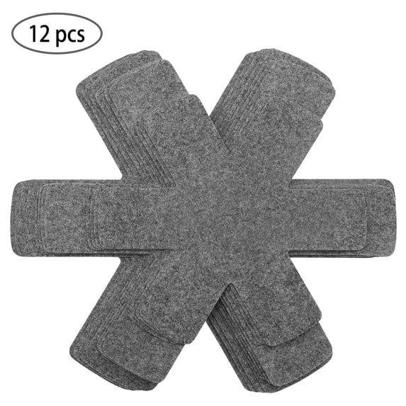 Divider Point Protector Cookware Divider Separator, Pot and Pan Protectors Set of 12, Felt Pads ...