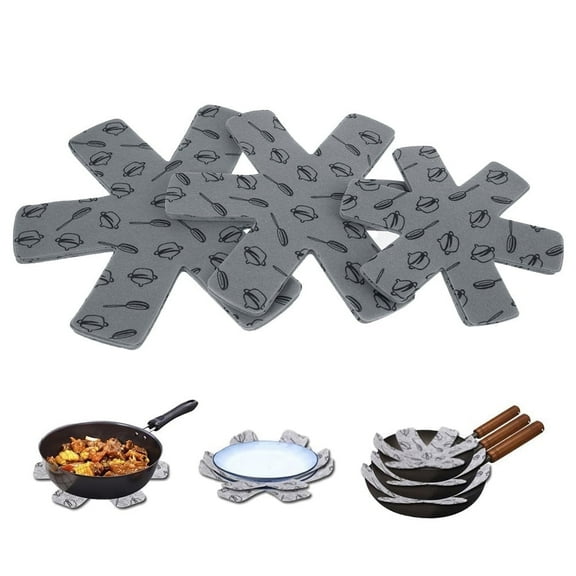 Pot and Pan Protectors,for Protecting Separating Pots Pans,Stove Protectors Set,Pans Dividers Pad,Pan Separators Protectors 15Pcs 3 Different Size