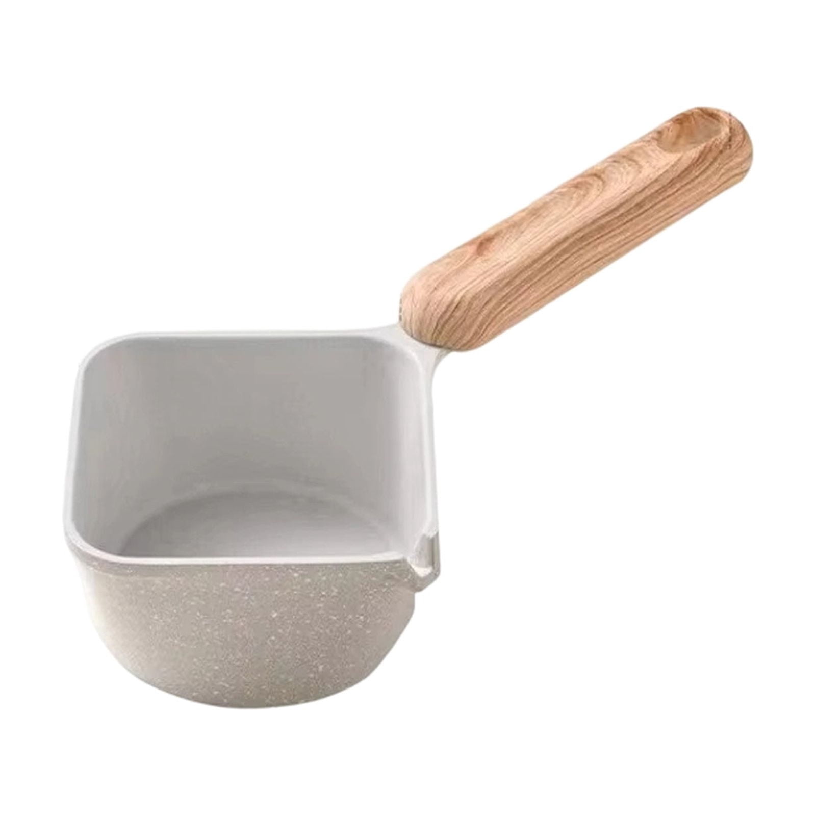 Pot and Pan Set Nonstick, Oil Pan for Oil Change, 2 in Depth, Non Stick Frying Pan, Hot Oil Holding, Kitchen Frying, Light , 1 Pc, Attached Stand