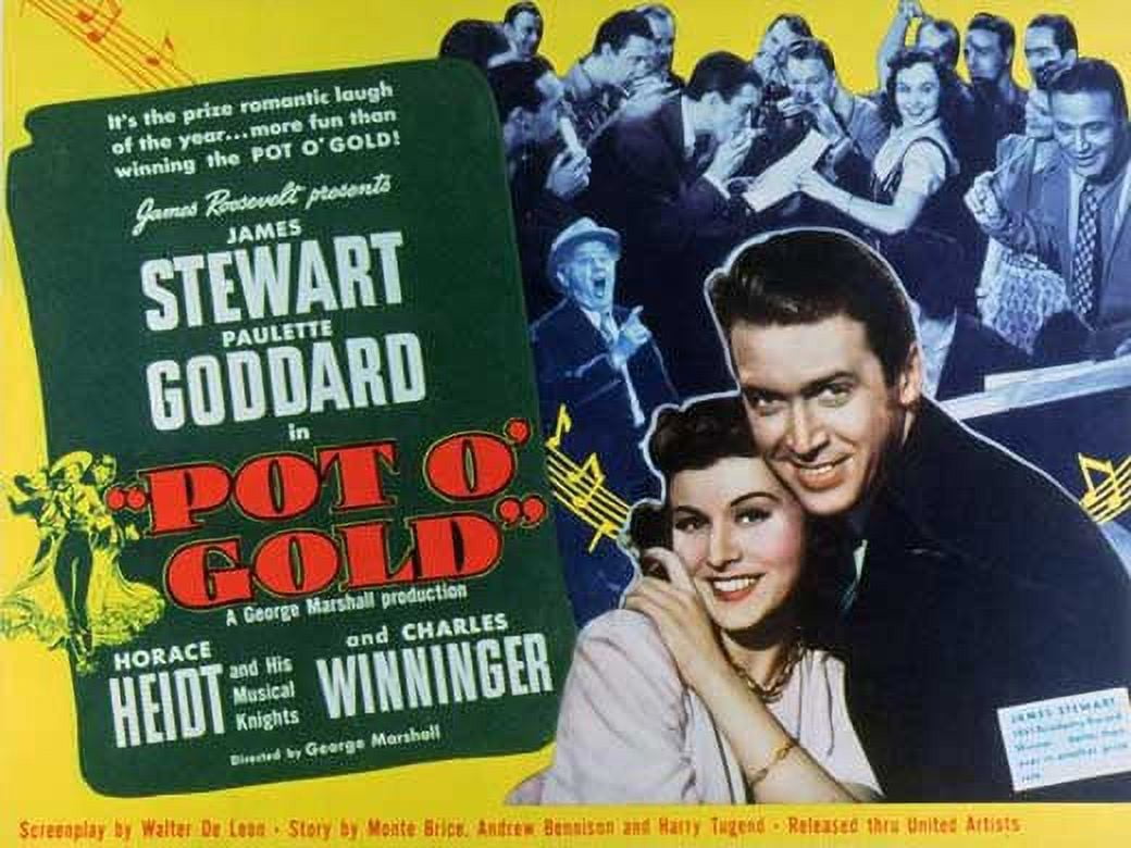 Pot o' Gold - movie POSTER (Style B) (11" x 14") (1941) - Walmart.com