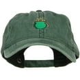thumbnail image 1 of Pot of Gold Embroidered Washed Cotton Cap - Dk Green OSFM, 1 of 5