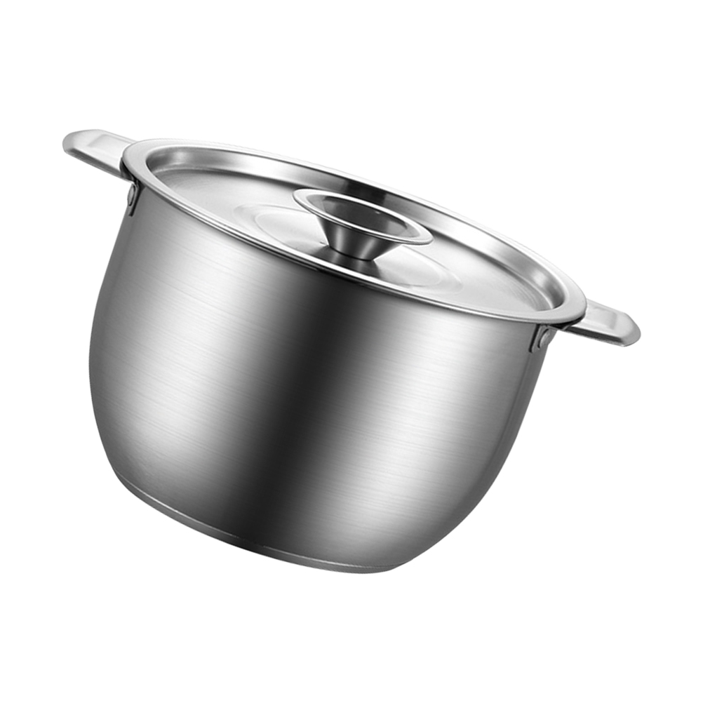 Pot of Lard Soy Sauce Container with Lid Oil Basin Can Kitchen Storage Tank Olive Stainless