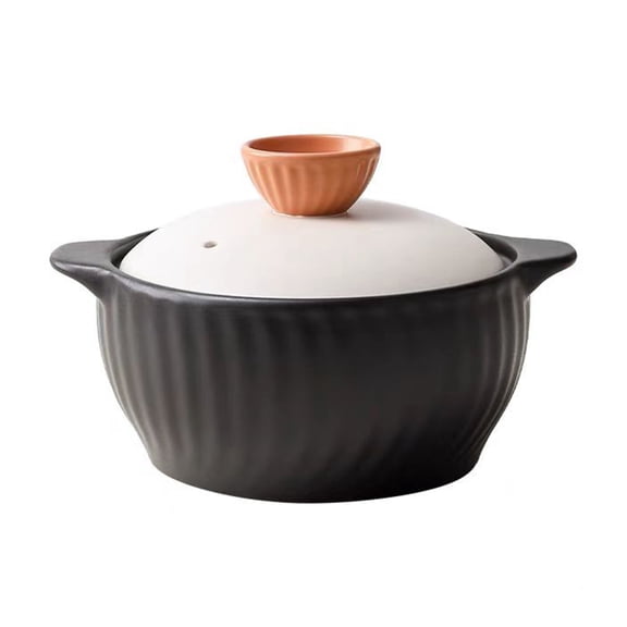 Pot with Lid, 2.6L Ceramic Soup Pot Non Toxic, Nonstick Cooking Pot for Pasta, Induction Ready, Even Heating, Dishwasher Safe
