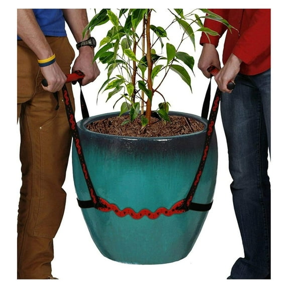 PotLifter - Potted Plant Mover and Essential Lifting Tool For Garden Flower Pots, Planters, Trees, Rocks - Lifts Up to 200 Pounds - A Plant Caddy Alternative, Easily Move Heavy Items Around Your Yard