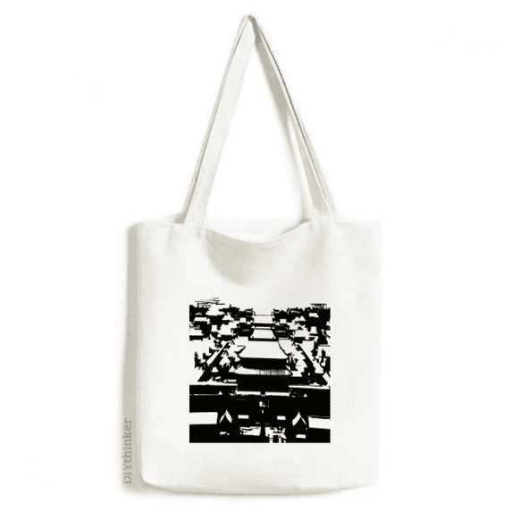 Potala China Forbidden City Tote Canvas Bag Shopping Satchel Casual Handbag