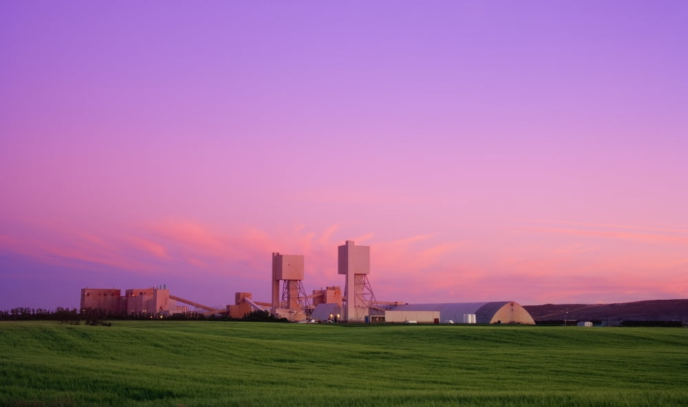 Potash Mine Esterhazy Saskatchewan Canvas Art - Carson Ganci Design Pics (36 x 20)