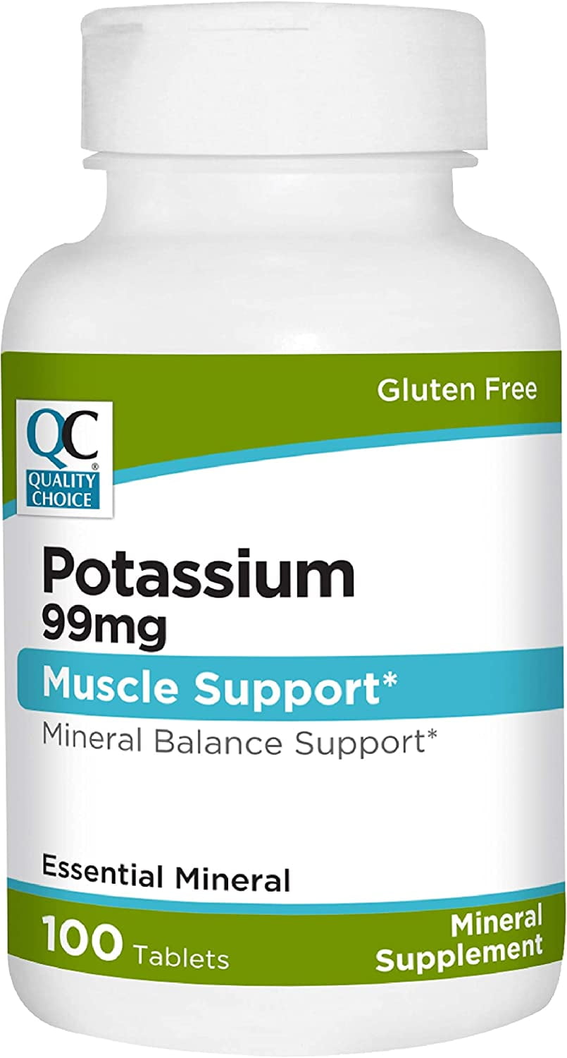 Potassium 99 mg Tablets 100 ct