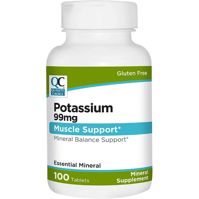 Potassium 99 Mg Tablets 100 Ct