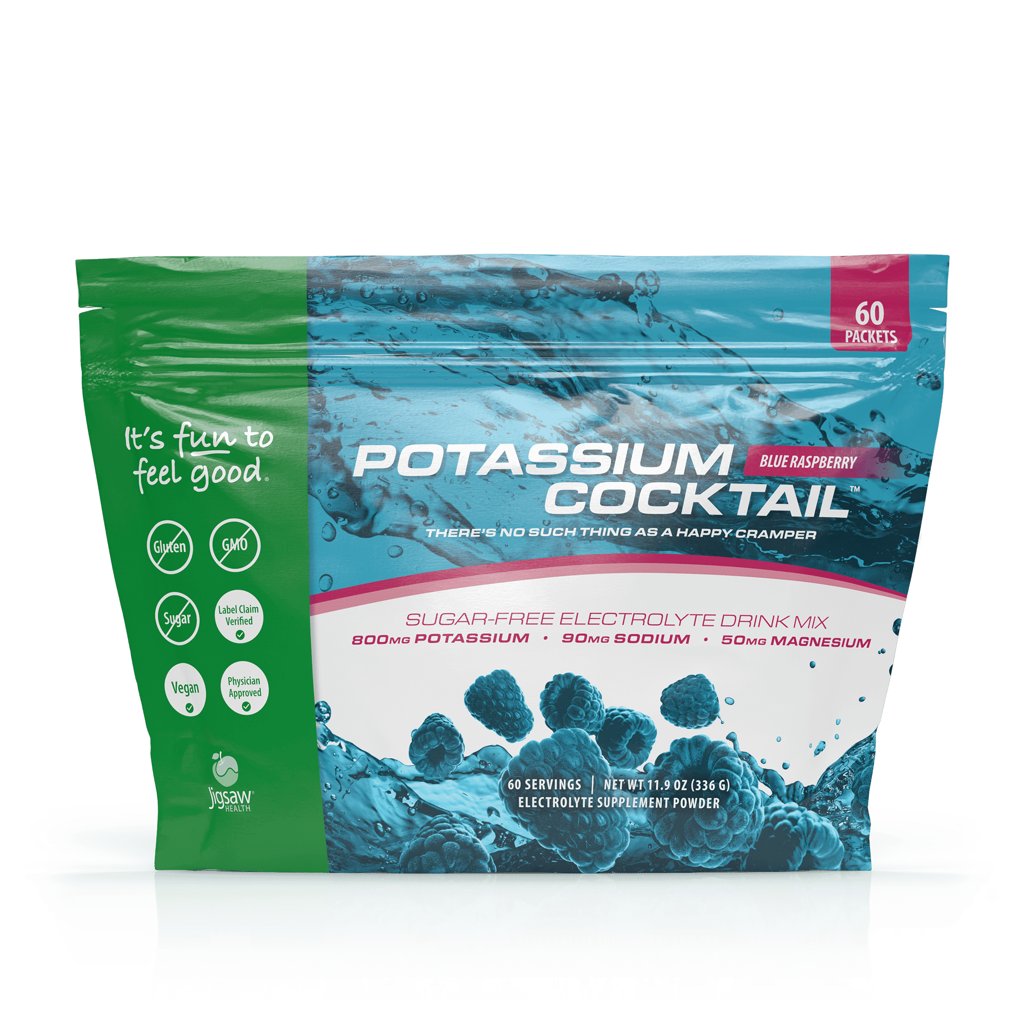 Potassium Cocktail™ Blue Raspberry Packets