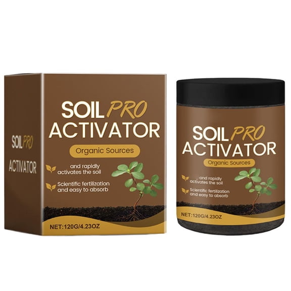 Potassium Humate Soil Nutrient Powder 120g Improves Soil Structure and Water Retention