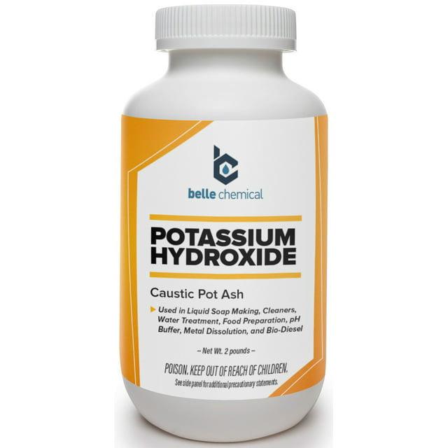 Potassium Hydroxide (Food Grade) 2 Pound Jar