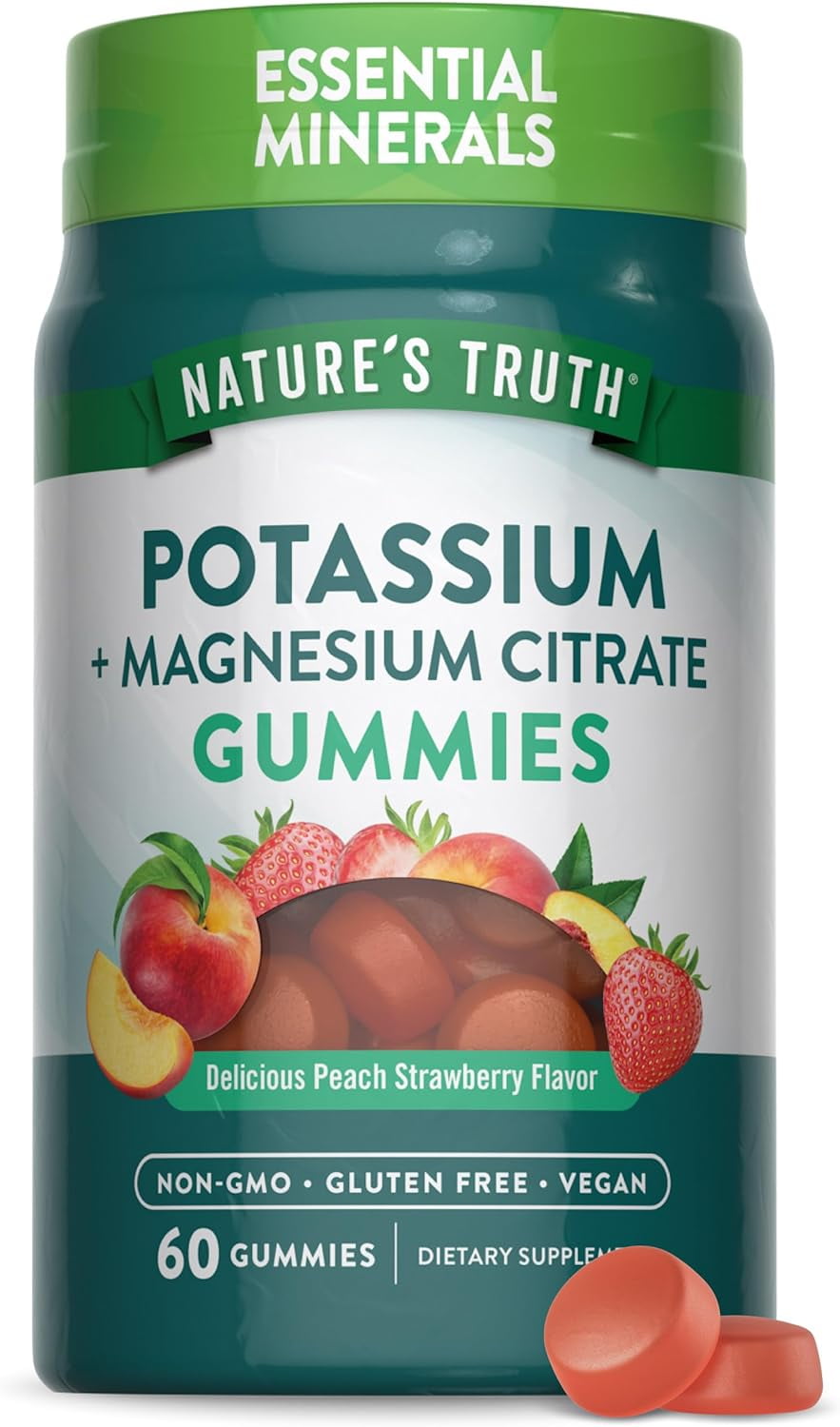 Potassium Magnesium Citrate Gummies | 60 Count | by Nature's Truth