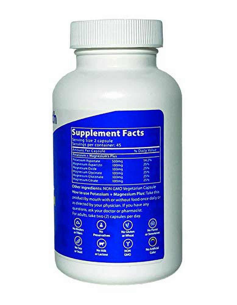 Potassium & Magnesium Complex with Aspartate, Oxide, Glycinate