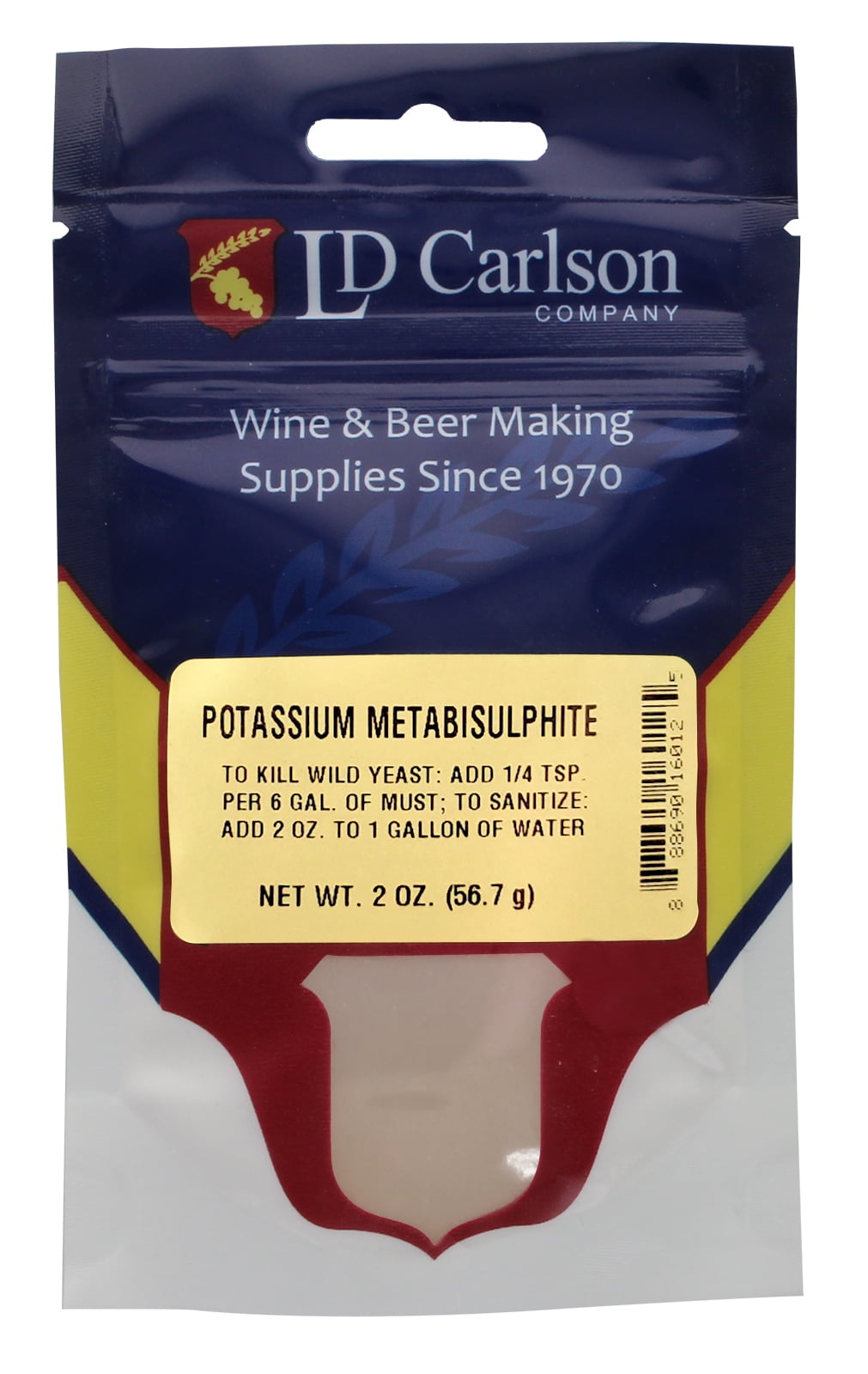 Potassium Metabisulfite 2 oz.