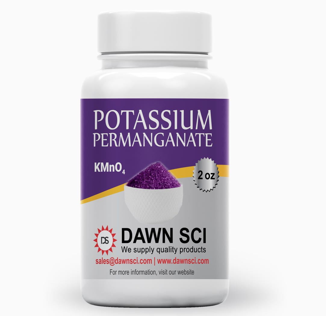 Potassium Permanganate [KMnO4] [CAS_7722-64-7] 97+% NSF Certified, Free  Flowing Granular (55.12 Lb Drum)