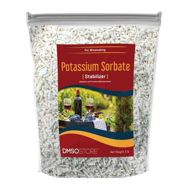 Potassium Sorbate Stabilizer for Wine Making Ganular 5 lb. FoodGrade
