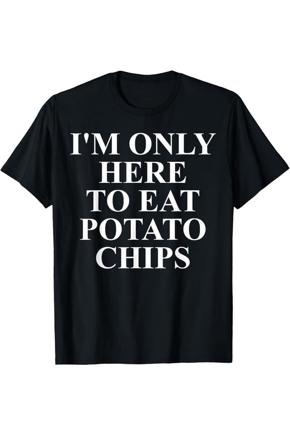 Potato Chips Apparel | Cute Funny Chip Lover Design T-Shirt