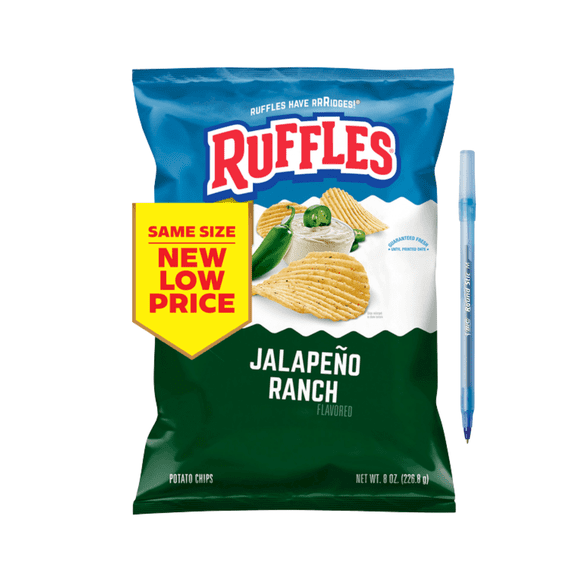 Potato Chips Jalapeno Ranch Flavored 8 oz