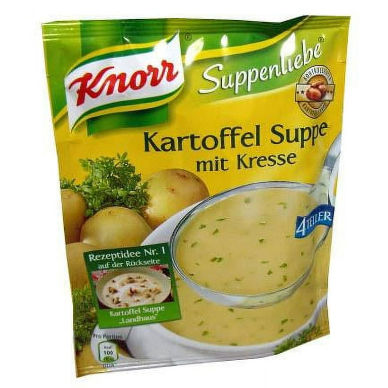 Potato Cream Soup, Kartoffel mit Kresse, (Knorr) 1L