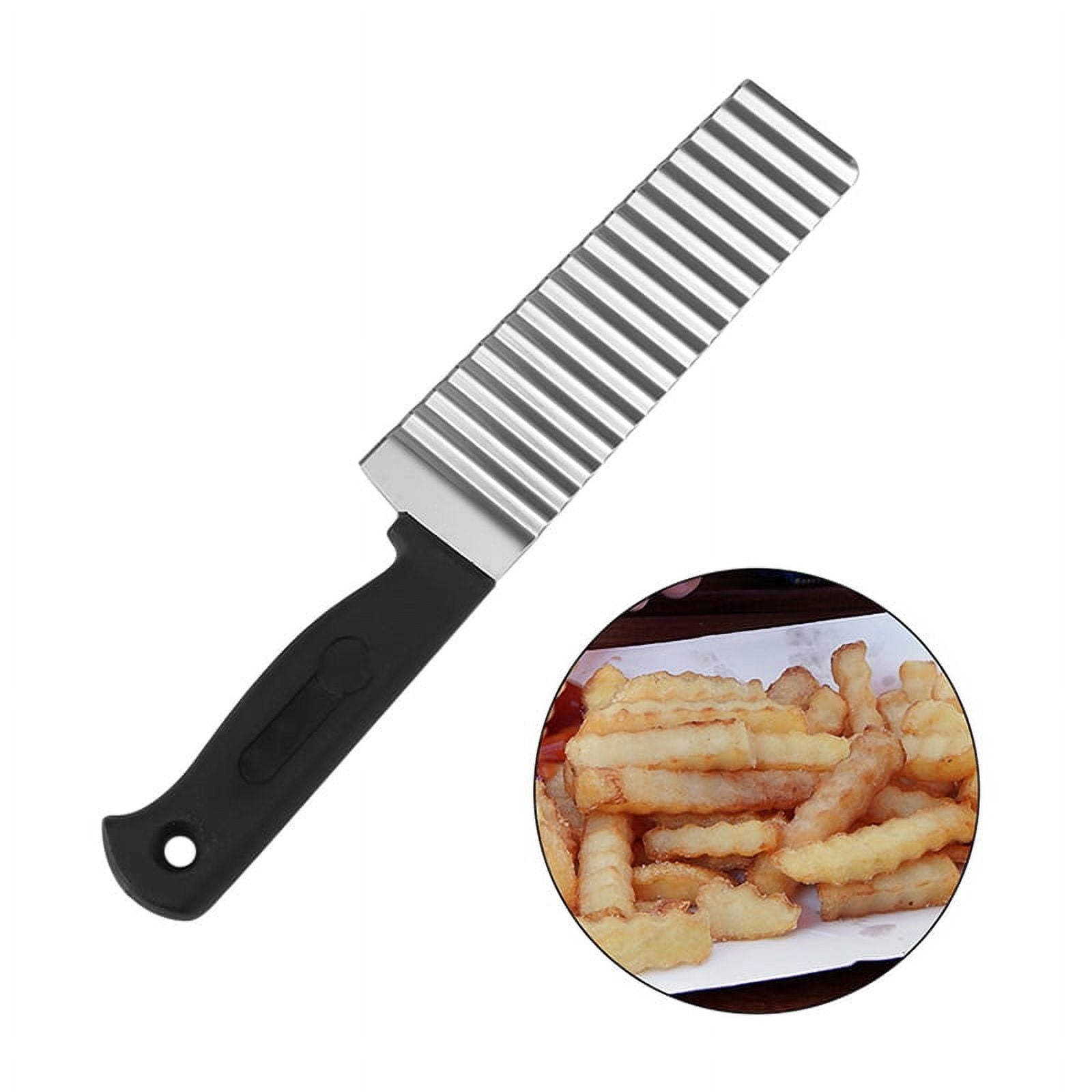 1pc Stainless Steel French Fry Cutter, Classic Potato Wave Cutter For  Kitchen