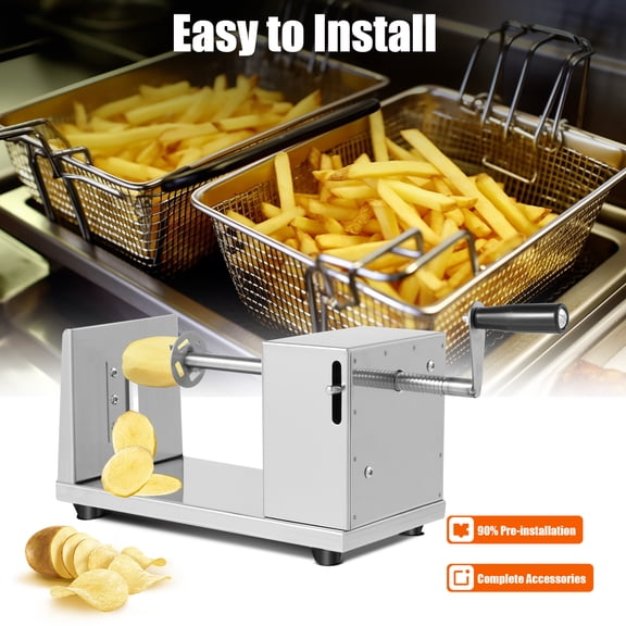 Potato Cutter Stainless Steel Blade Twister Spiral Vegetable Slicer Tool