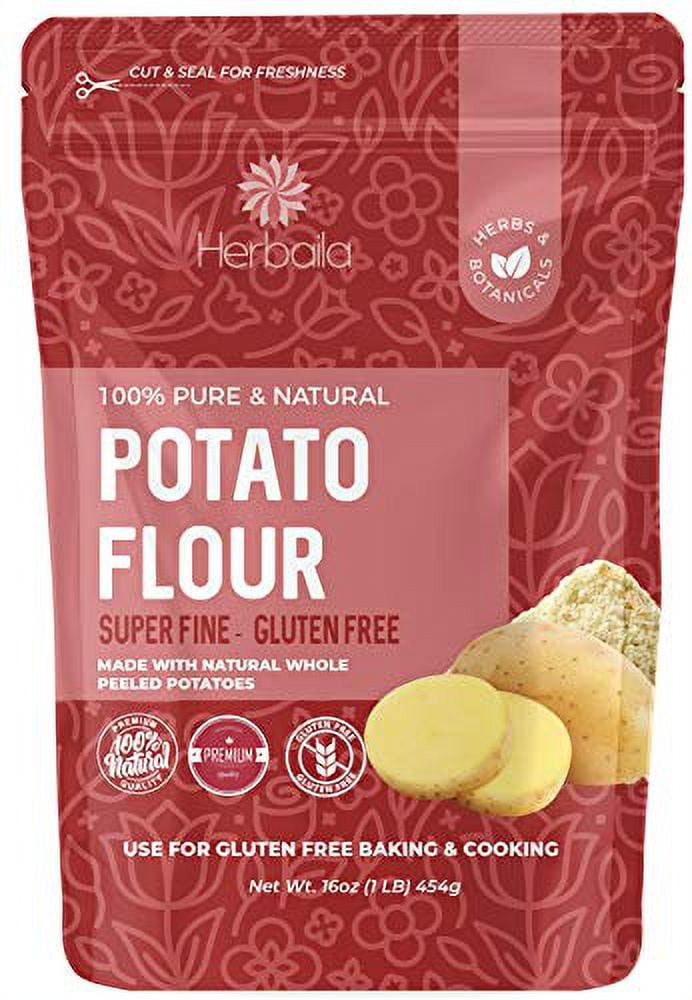 Potato Flour 32oz, Potato Bread Flour, Gluten Free Flour, Made from
