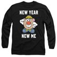 thumbnail image 1 of Potato Head New Year New Me Unisex Adult Long-Sleeve T Shirt, 1 of 2