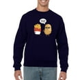 thumbnail image 1 of Potato Is The Father Of Fries. Sweatshirt Men -GoatDeals Designs, Male 4X-Large, 1 of 4
