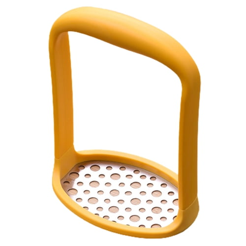 Potato Masher Easy to Clean Uniform Mesh Stainless Steel Fruit Vegetable Manual Mashing Machine Kitchen Gadget for Restaurant