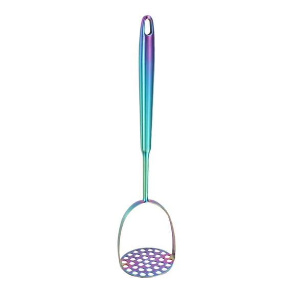 Potato Masher Stainless Steel,Mashed Potato Masher Kitchen Utensil,Potato Smasher For Potatoes,Vegetable and Fruits,Pet Food,Heavy Duty Metal Avocados Smasher Tool,Dishwasher Safe(Colour)