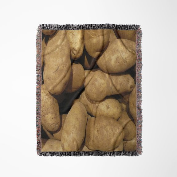 Potato Pile, Woven Blanket