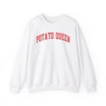 thumbnail image 1 of Potato Queen Sweatshirt Gifts Crew Neck Shirt Long Sleeve Unisex, 1 of 5