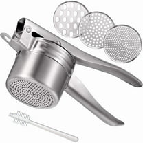 Potato Ricer, 15oz Large Stainless Steel Potato Masher Heavy Duty Ricer for Mashed Potatoes, Cauliflower, Yams