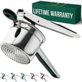 thumbnail image 1 of Bellemain Large Potato Ricer Fixed Screen Stainless Steel Potato Masher for Mashed Potatoes, 15 oz Capacity Black, 1 of 6
