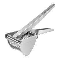 Potato Ricer Heavy Duty Stainless Steel Potato Masher Manual Fruit Press Tool Baby Food Masher Kitchen Tool with Ergonomic Handle Potato Ricer and Masher Dishwasher Safe for Potato