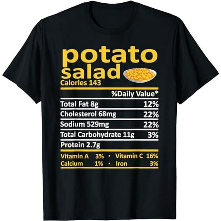 Salad Nutrition Facts Funny Thanksgiving Christmas Costume T-Shirt Salad Nutrition Facts Funny Thanksgiving Christmas Costume T-Shirt