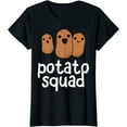 thumbnail image 1 of Potato Squad Funny Potato Shirt Potatoes Vegetarian Gift T-Shirt, 1 of 3