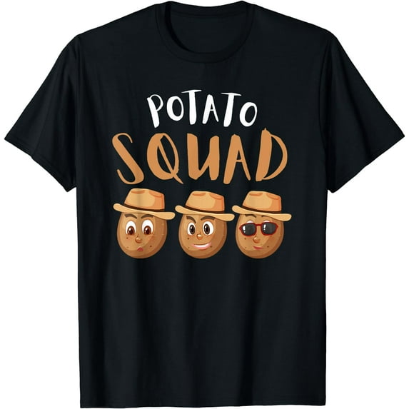 Potato Squad Potatoes Vegetable Lover Vegans Vegetarian T-Shirt