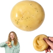 Potato Squishy Handmade Fidget Realistic Fake Food Stress Ball Mashed Potato Skin Soft Filled Squeeze for Anxiety Relief Toy Squeeze Shapeable for Adults and Teens Party Favors Gift