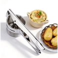 thumbnail image 1 of Potato Stainless Steel Masher, Potato Ricer Kitchen Tool with Ergonomic Handle, Professional Vegetable and Fruits Press #65de, 1 of 4