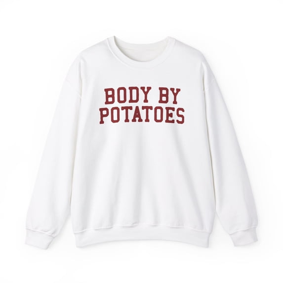 Potato Sweatshirt Gifts Crew Neck Shirt Long Sleeve Unisex