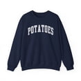 thumbnail image 1 of Potato Sweatshirt Gifts Crew Neck Shirt Long Sleeve Unisex, 1 of 7