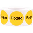 thumbnail image 1 of Potato Deli Labels 1 Inch Round Circle Dots 500 Total Stickers, 1 of 2