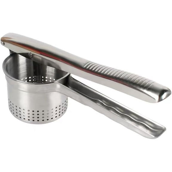 Potato masher,potato ricer for mashed,stainless steel masher kitchen tool,potato press,baby food masher,bean masher