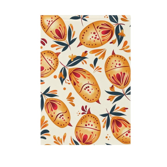 Potatoes Folk Art Garden Flag 28X40 Double Sided Yard Flags for Outside Outdoor All Seasonal Decoration