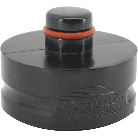 Potauto Aluminum Jack Pad Jacking Puck Point Adapter Support Compatible with Tesla Model 3 Model Y - Protects Battery, Side Skirts, Frame Rail (Qty 1, Black)