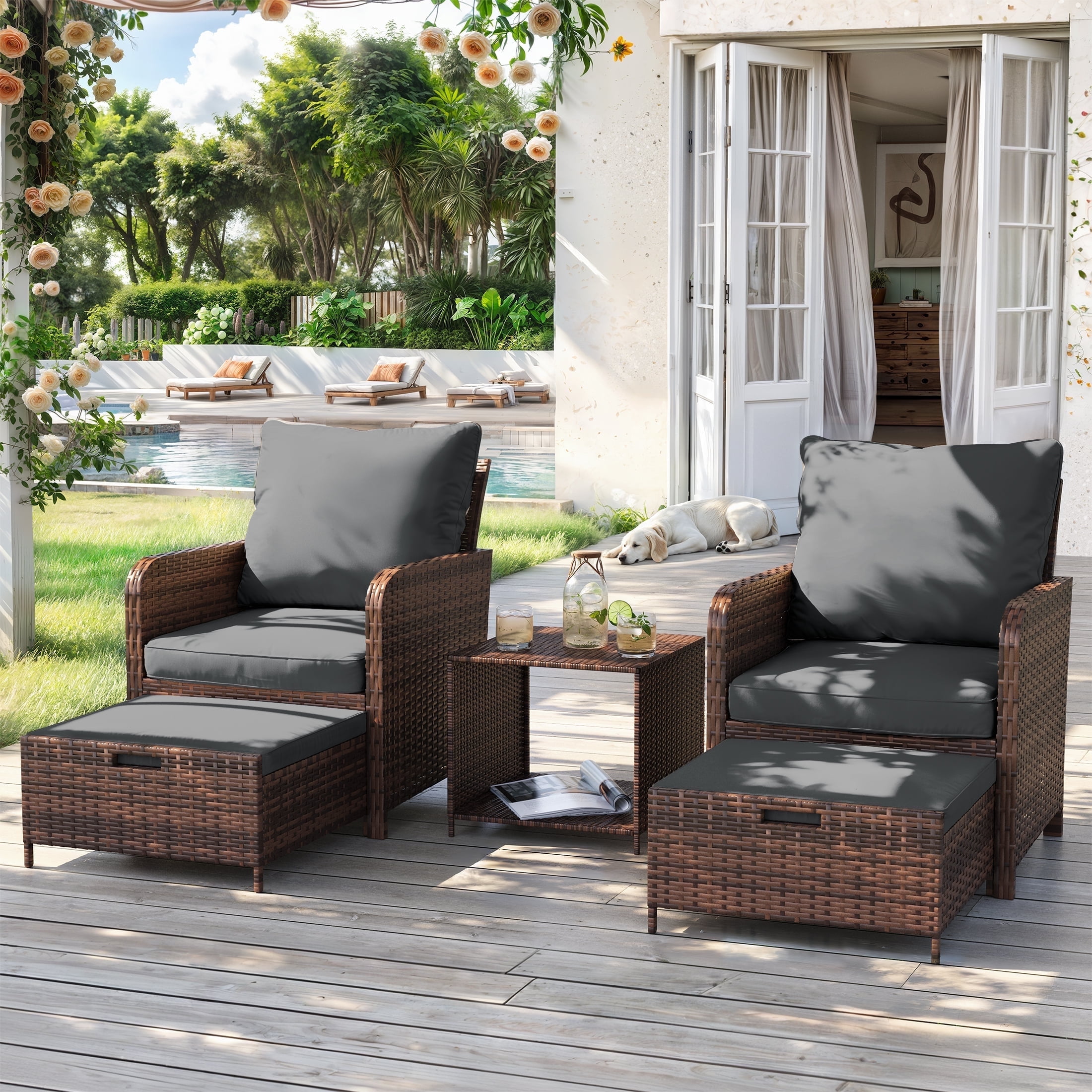 Porch chair and table set discount